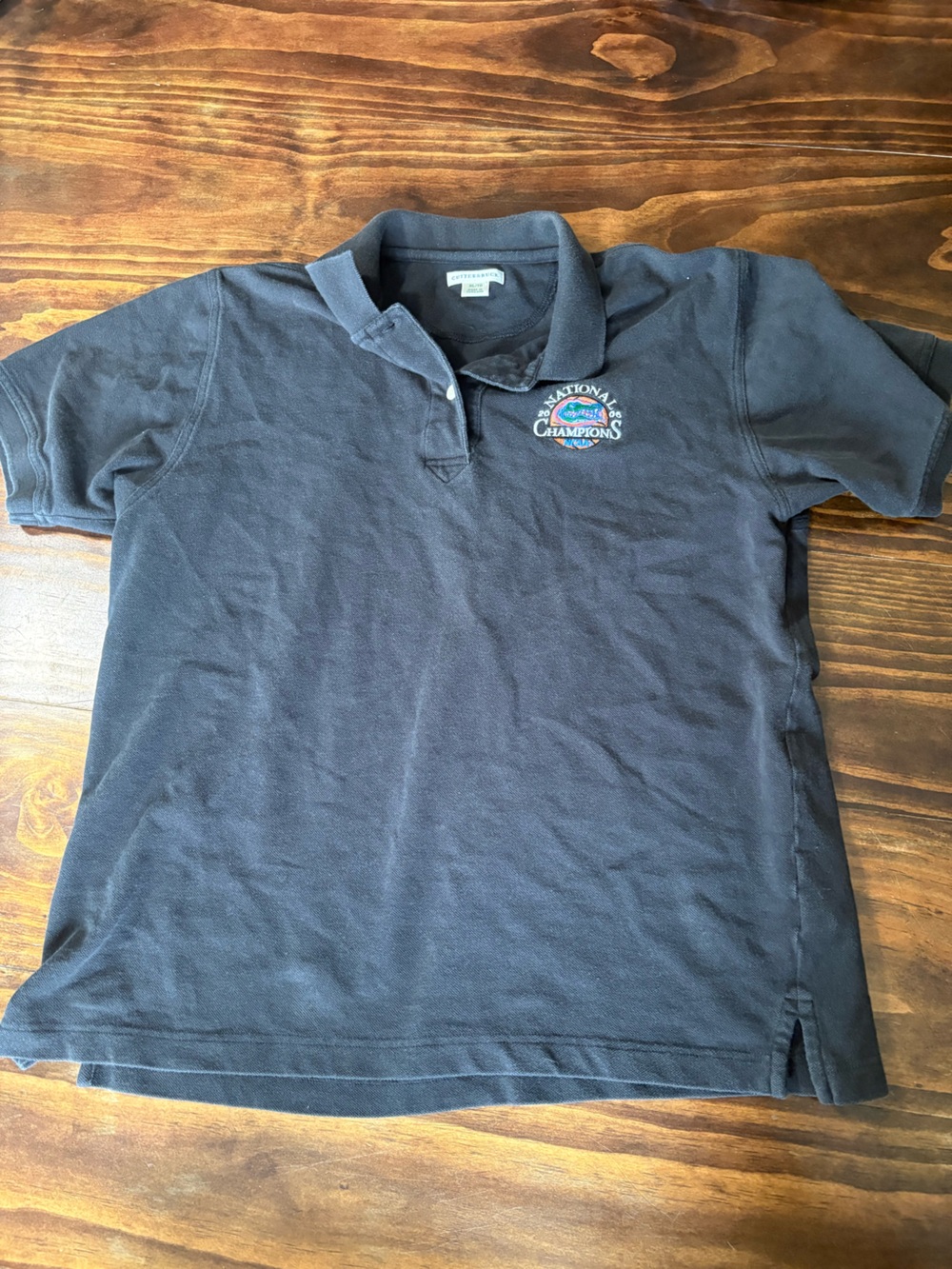 Florida Gators 2006 NCAA National Champions Cutter & Buck Polo XL Basketball